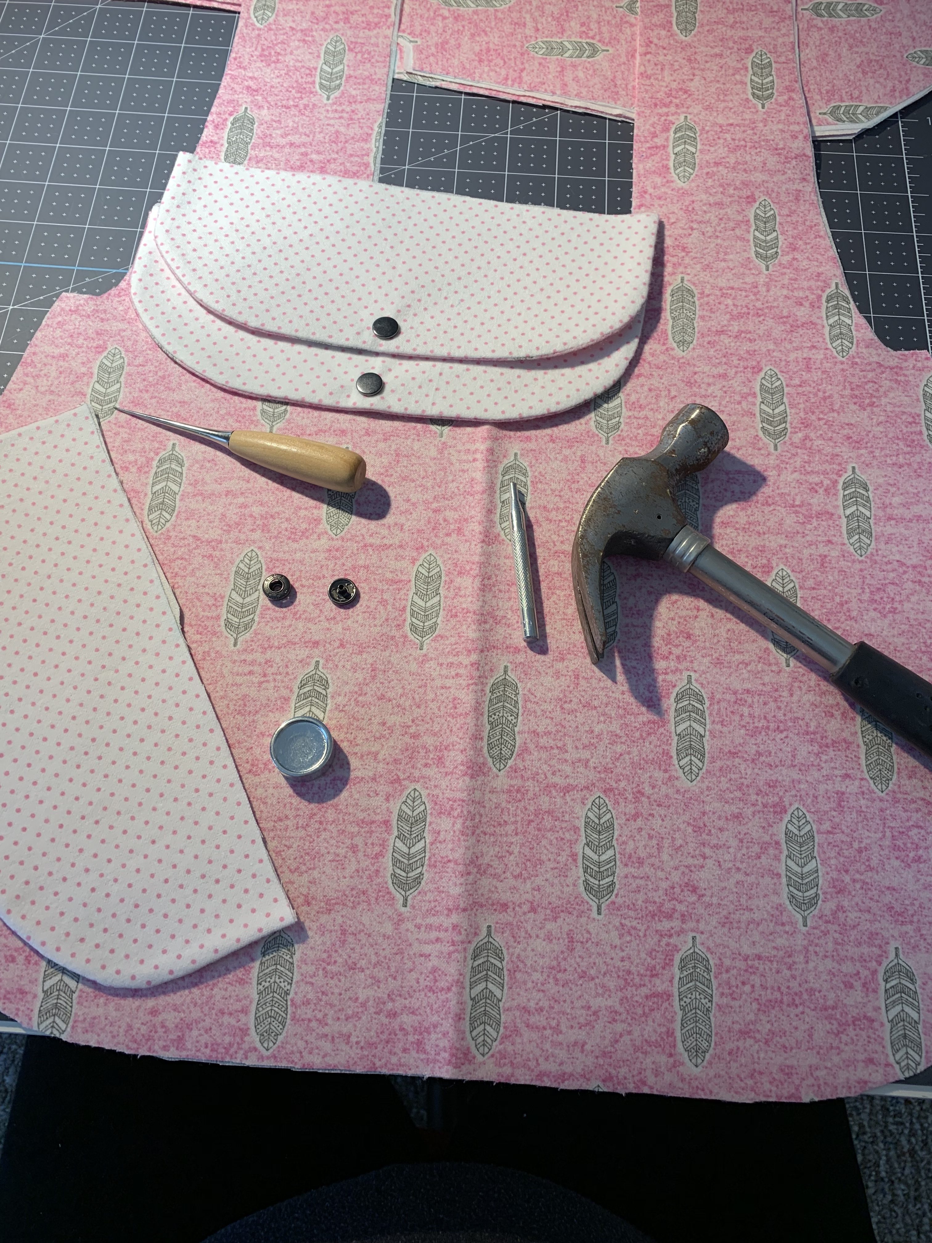 Pink Hobo Tote